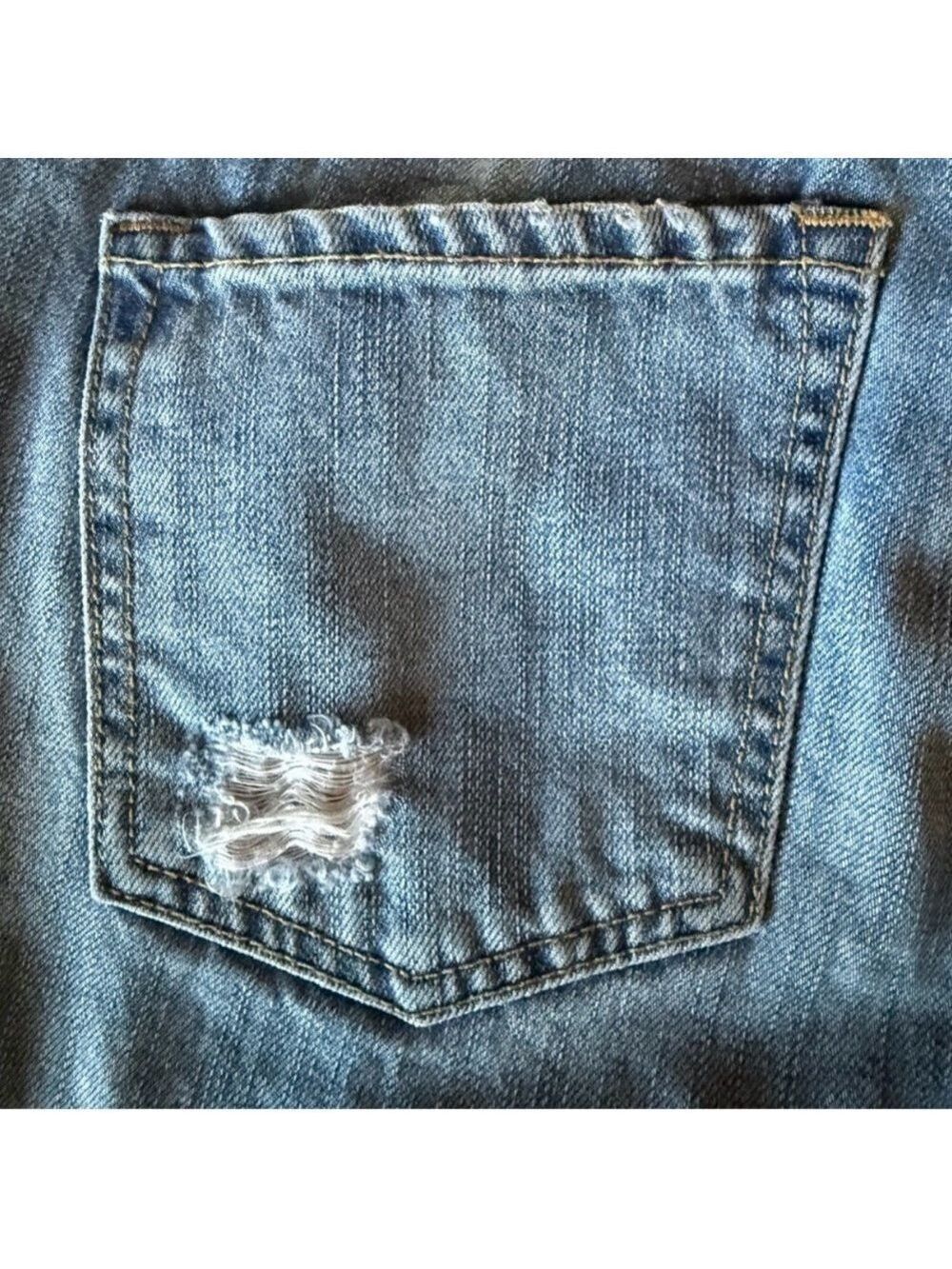 GAP 1969 👖 Sexy Boyfriend Distressed Ankle Jeans Size 0/25 Low Rise - Picture 5 of 13